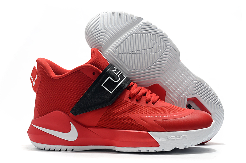 Nike LeBron Ambassador XII Red Black White Shoes